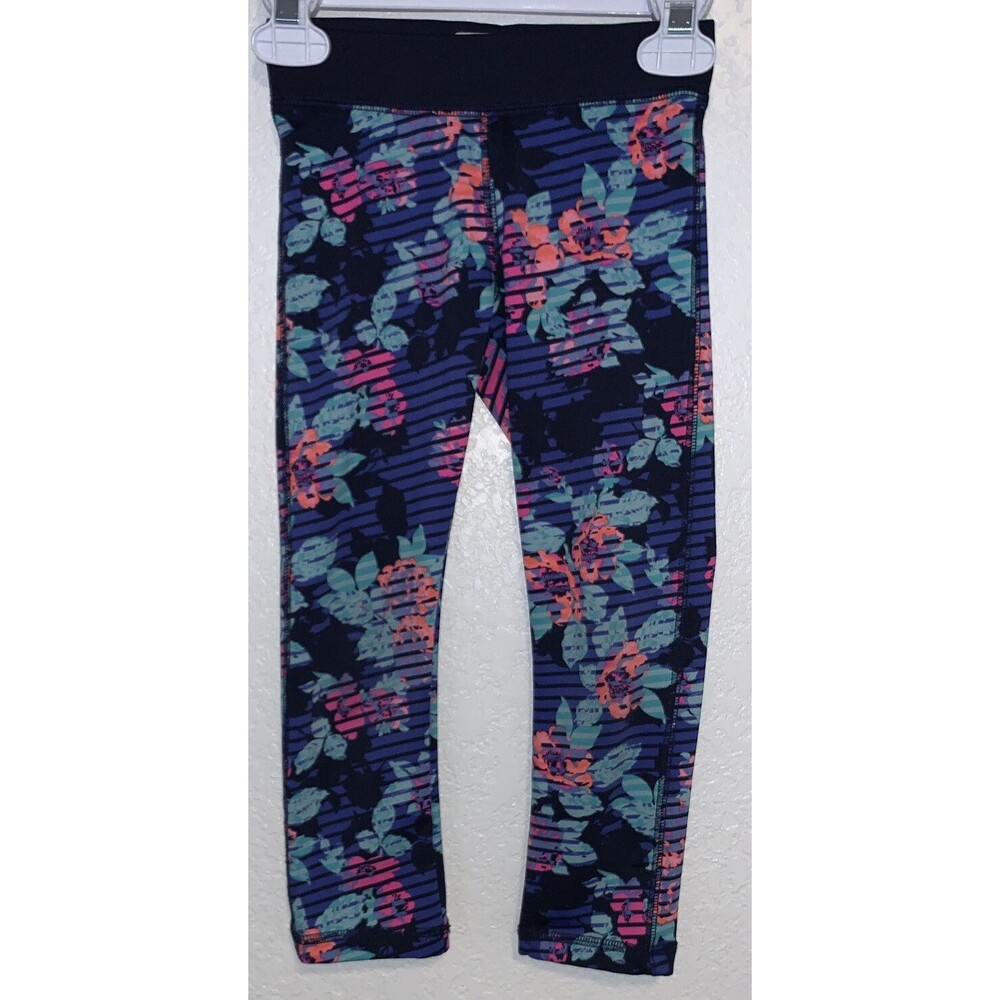 Oshkosh B’gosh Leggings Stretch Pants Floral Kid Girls size 4